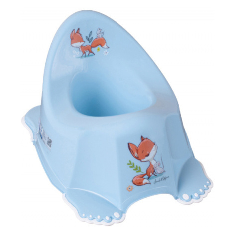 Nočník hrajúci protišmykový Lesná príhoda modrý TEGA