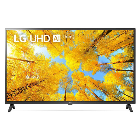 LG UHD 55UQ75003LF televizor 139,7 cm (55") 4K Ultra HD Smart TV Wi-Fi Černá, TVALG-LCD0534