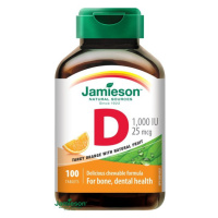 Jamieson D3 Vitamín 1000 IU pomaranč 100 tabliet