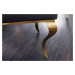 LuxD 26821 Dizajnová stolička Rococo čierna / zlatá