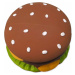 Hračka DF Latex hamburger so zvukom 8cm