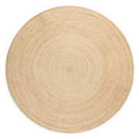 Kusový koberec Jute Braided 106007 Ivory - 200x200 (průměr) kruh cm Hanse Home Collection koberc