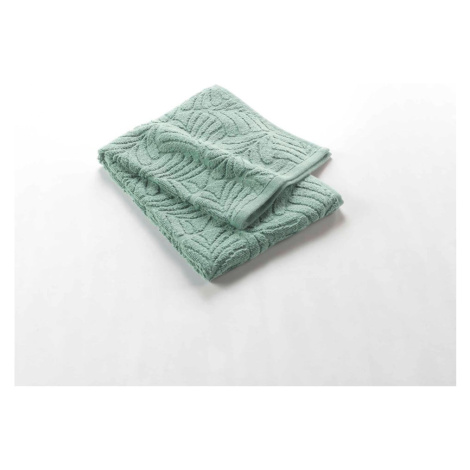 Svetlozelený froté bavlnený uterák 50x90 cm Madeira – douceur d'intérieur