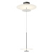 Vibia Flat závesné LED 3-pl. Ø 90 cm sivé L1