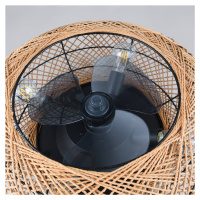 Stropný ventilátor Lillesand so svetlom, tichý, Ø 50 cm, FB