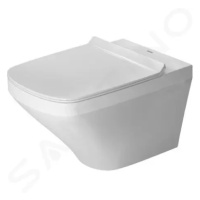 DURAVIT - DuraStyle Závesné WC s doskou SoftClose, Rimless, s WonderGliss, alpská biela 45510900