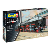 Plastic ModelKit lokomotiva 02172 - Schnellzuglok BR01 mit Tender 2'2' T32 (1:87)