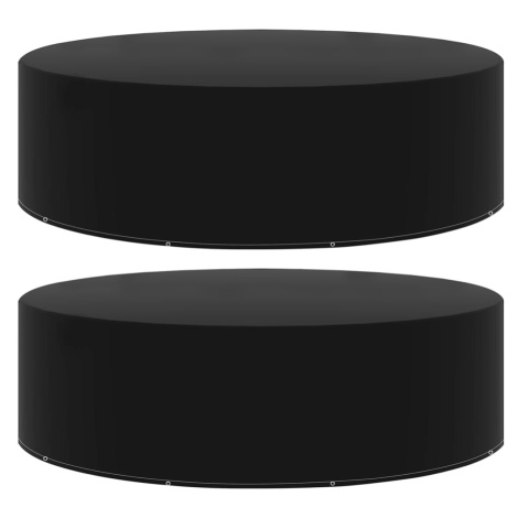 vidaXL Obaly na záhradný nábytok 2 ks 10 očiek 325x90 cm