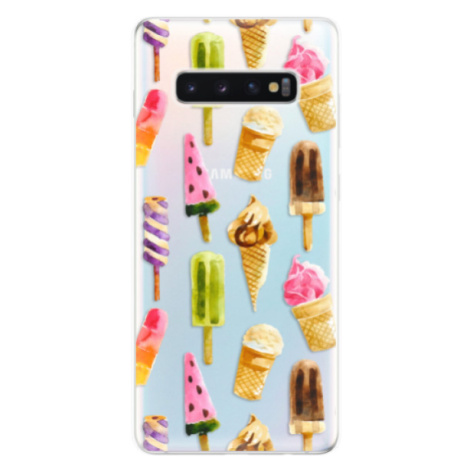 Odolné silikonové pouzdro iSaprio - Ice Cream - Samsung Galaxy S10+