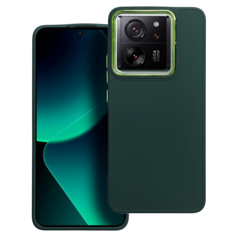 Plastové puzdro na Xiaomi 13T 5G Frame zelené