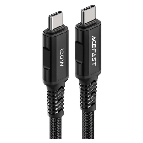 Kábel Cable USB-C to USB-C Acefast C4-03, 100W, 2m (black)