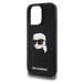 Karl Lagerfeld Liquid Silicone Karl Head MagSafe kryt iPhone 16 Pro Max čierny