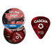 Cascha Guitar Pick Set Box Medium (24 medium guitar picks + metal box)