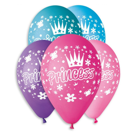 Teddies Smart Balloons Nafukovacie balóniky princeznej priemer 30 cm