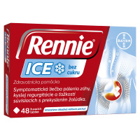 RENNIE ICE bez cukru, žuvacie tablety 48 ks