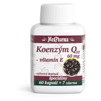 MEDPHARMA Koenzým Q10 60 mg + vitamín E 67 kapsúl