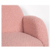 Ružové detské kresielko z textílie bouclé Moylo – Artie