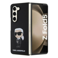 Kryt Karl Lagerfeld KLHCZFD5SNIKBCK Z Fold5 hardcase black Silicone Ikonik (KLHCZFD5SNIKBCK)