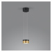Helestra Oda LED závesné svietidlo čierna/zlatá