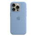 iPhone 15 ProMax Silicone Case MS - Winter Blue