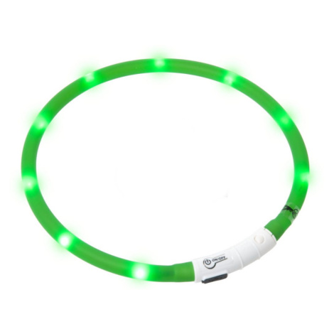 KARLIE USB Visio Light svietiaci obojok pre psov zelený 20-70 cm