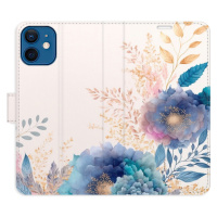 Flipové puzdro iSaprio - Ornamental Flowers 03 - iPhone 12 mini
