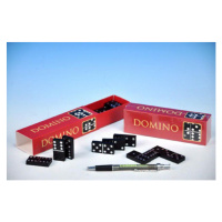 Domino spoločenská hra drevo 28ks v krabičke 15,5x3,5x5cm