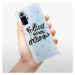 Odolné silikónové puzdro iSaprio - Follow Your Dreams - black - Xiaomi Redmi Note 10 Pro