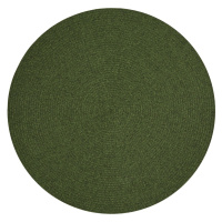 Kusový koberec Braided 105554 Green kruh – na ven i na doma - 200x200 (průměr) kruh cm NORTHRUGS