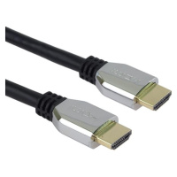 PremiumCord ULTRA HDMI 2.1 High Speed + Ethernet kábel 8K @ 60Hz, pozlátené 3m