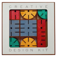 Stavebnica Creative design kit - farebná