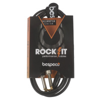 Bespeco ROCKIT Interlink Cable Jack 3,5 TRS M 90° - 2x Jack TS 1,5 m