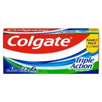 COLGATE zubná pasta Triple Action 2 x 75 ml