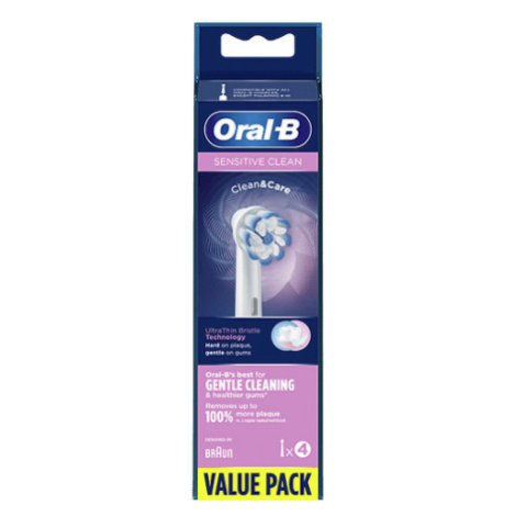 ORAL-B Sensitive clean čistiace náhradné hlavice 4 ks