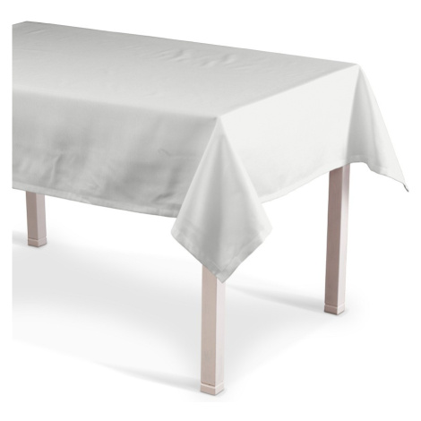 Dekoria Obrus na stôl obdĺžnikový, biela, Loneta, 133-02