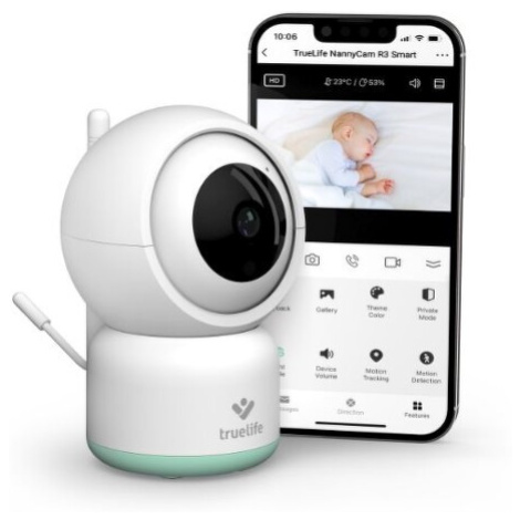 TRUELIFE Nannycam R3 smart digitálna video pestúnka 1 ks