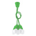 Zelené závesné svietidlo 25x25 cm Rene - Nice Lamps