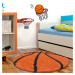 Dětský kusový koberec Fun 6002 orange - 120x120 (průměr) kruh cm Ayyildiz koberce