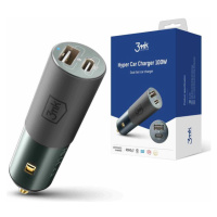 3mk nabíjačka do auta - Hyper Car Charger 100W, 1x USB + 1x USB-C (PD)