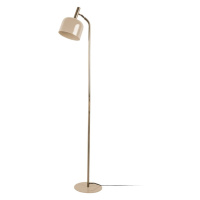 Svetlohnedá stojaca lampa s kovovým tienidlom (výška 164 cm) Smart – Leitmotiv