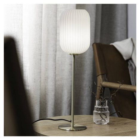 Stolová lampa Cava, mosadzná farba, sklo, výška 55 cm Markslöjd