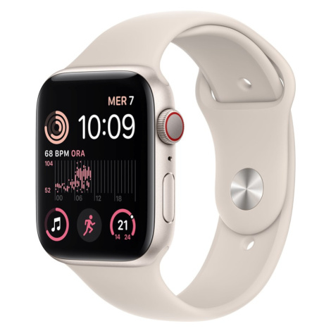Apple Watch SE OLED 44 mm 4G Béžový GPS, AKGAPPSMA0124