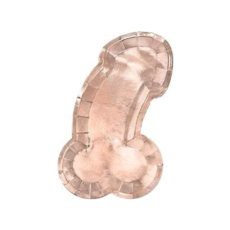 Taniere ružovo zlaté – rose gold, 26,5 × 15,5 cm, 6 ks PartyDeco