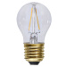 LED žiarovka E27 G45 filament 1,5W 2100K Soft Glow