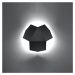 Čierne nástenné svietidlo Hiru – Nice Lamps