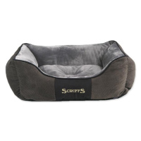 Pelech Scruffs Chester Box Bed šedý S 50x40cm