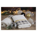 Bavlnený vianočný uterák biely so žakárovým okrajom Šírka: 70 cm | Dĺžka: 140 cm
