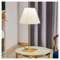 Luceplan Costanzina stolná lampa mosadz biela