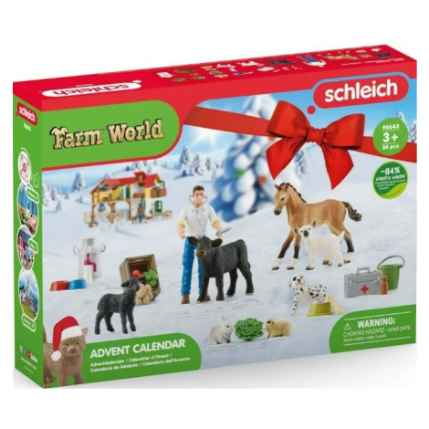 Schleich Adventný kalendár Schleich 2022 - Domáce zvieratá