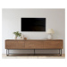 TV stolík v dekore orecha v prírodnej farbe 180x50 cm Rodez – Kalune Design